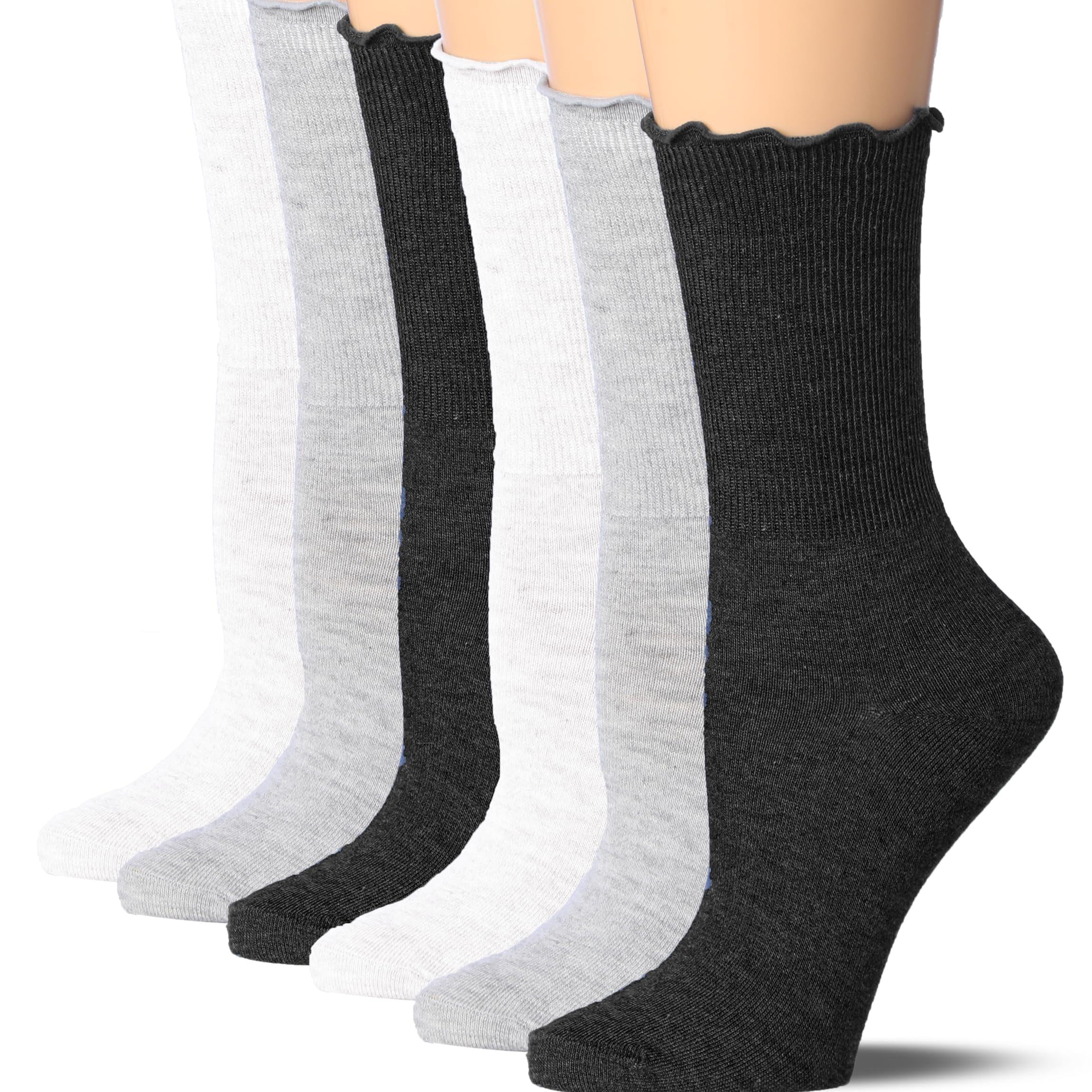Turn-Cuff Ruffle Socks