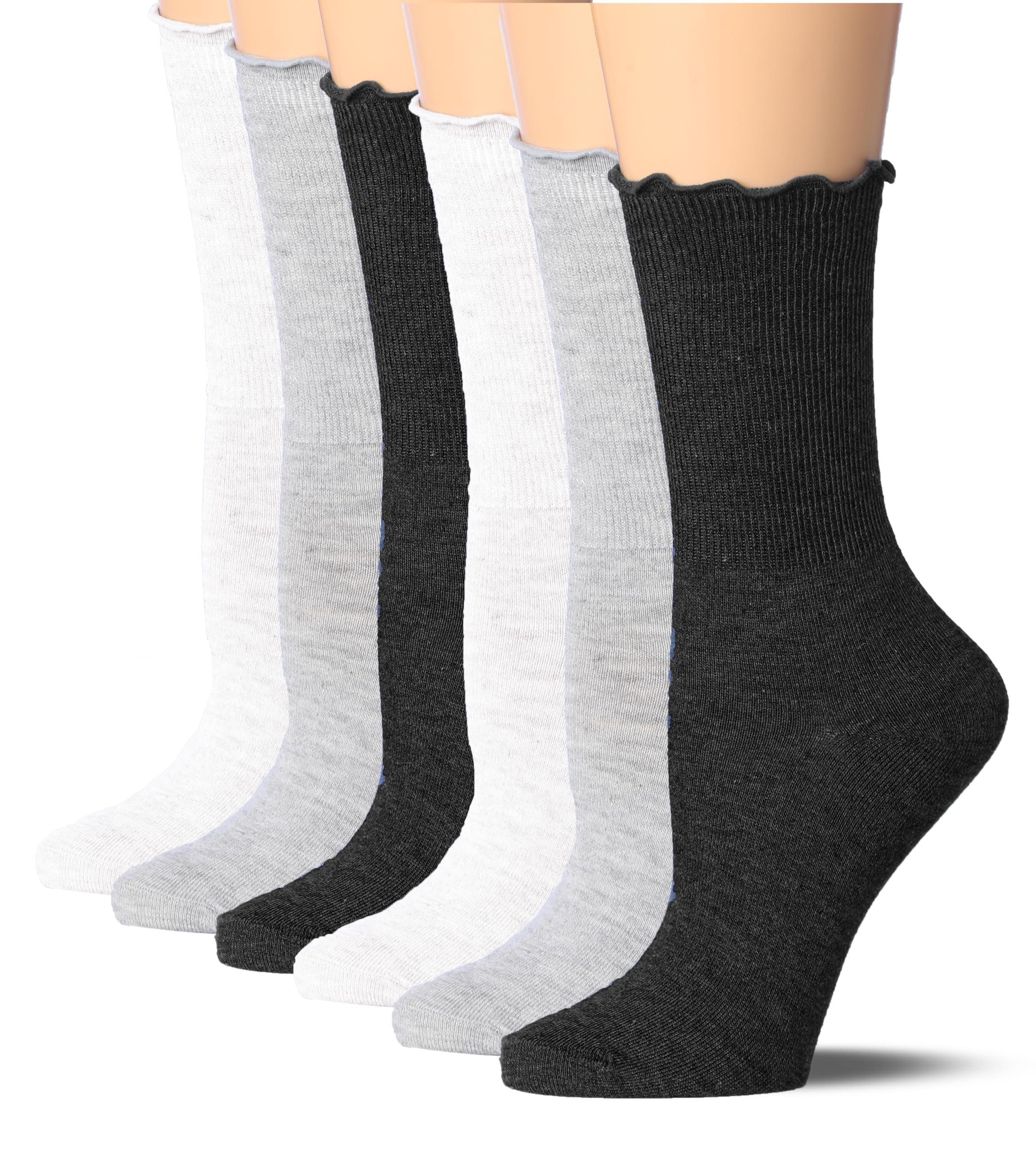 Turn-Cuff Ruffle Socks