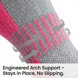 Grayscale Rainbow Sports Quarter Socks - 12 Pairs