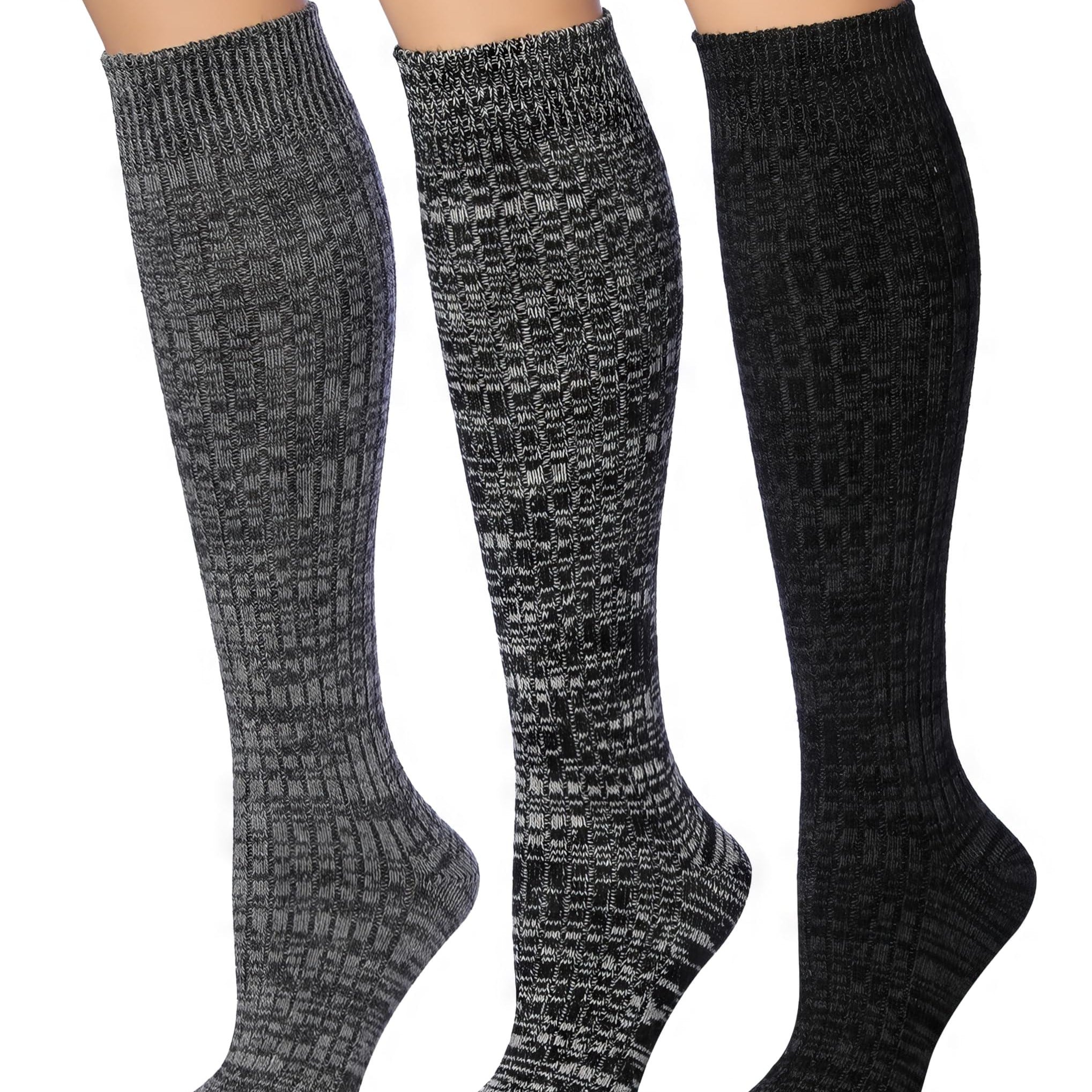 Ribbed knee high Socks