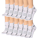 White Fun Running Socks