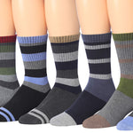 RONNOX Wool Blend Trekking Hiking Outdoor Sports Performance Cushioned Crew Socks, For Men & Women 6 Pairs RHK13-14-M - Tipi Toe Socks