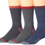 JAMES FIALLO Men's Outdoor Heavy Weight Boot Hiking Socks 3-Pair Pack - Tipi Toe Socks