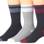 JAMES FIALLO Men's Outdoor Heavy Weight Boot Hiking Socks 3-Pair Pack - Tipi Toe Socks