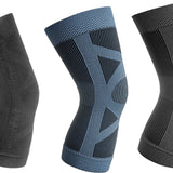 RONNOX Knee Compression Sleeve Support, Good for Sports Play, Running, Excersize/Workouts, Jogging, Jumping, Hiking, Swollen Muscle Pain Relief, CP04E-ORN -  Socks