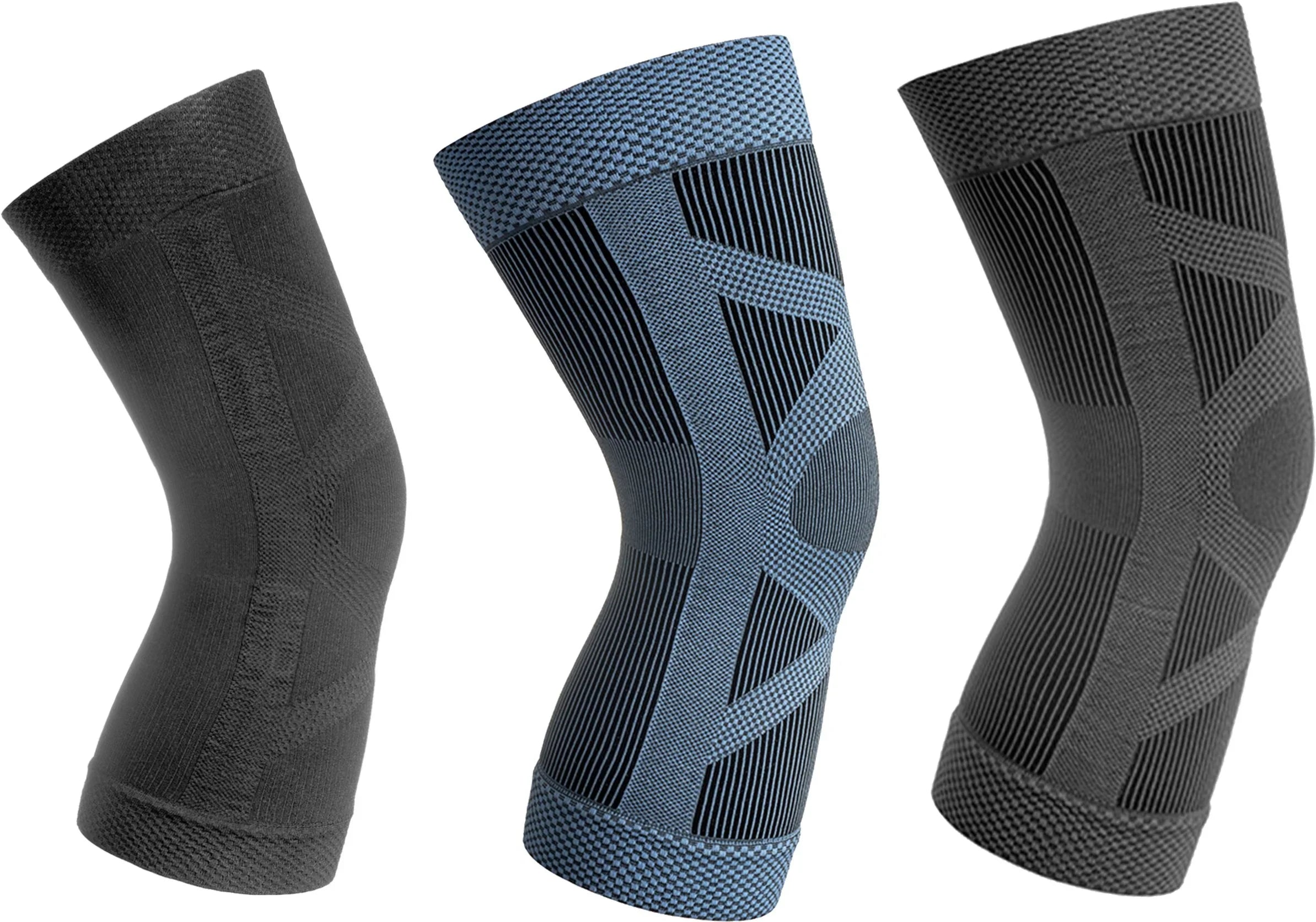 RONNOX Knee Compression Sleeve Support, Good for Sports Play, Running, Excersize/Workouts, Jogging, Jumping, Hiking, Swollen Muscle Pain Relief, CP04E-ORN -  Socks