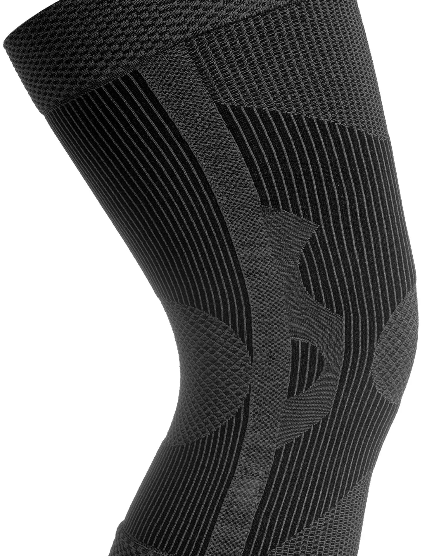 RONNOX Knee Compression Sleeve Support, Good for Sports Play, Running, Excersize/Workouts, Jogging, Jumping, Hiking, Swollen Muscle Pain Relief, CP04C-BLK - Socks