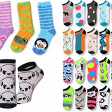 Tipi Toe Women’s Combo Pack: Low-Cut Athletic Everyday Socks & Cozy Thermal Fuzzy Slipper Socks with Anti-Skid Grips, Sizes 9–11