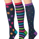 Dots & Electric Stripes Socks