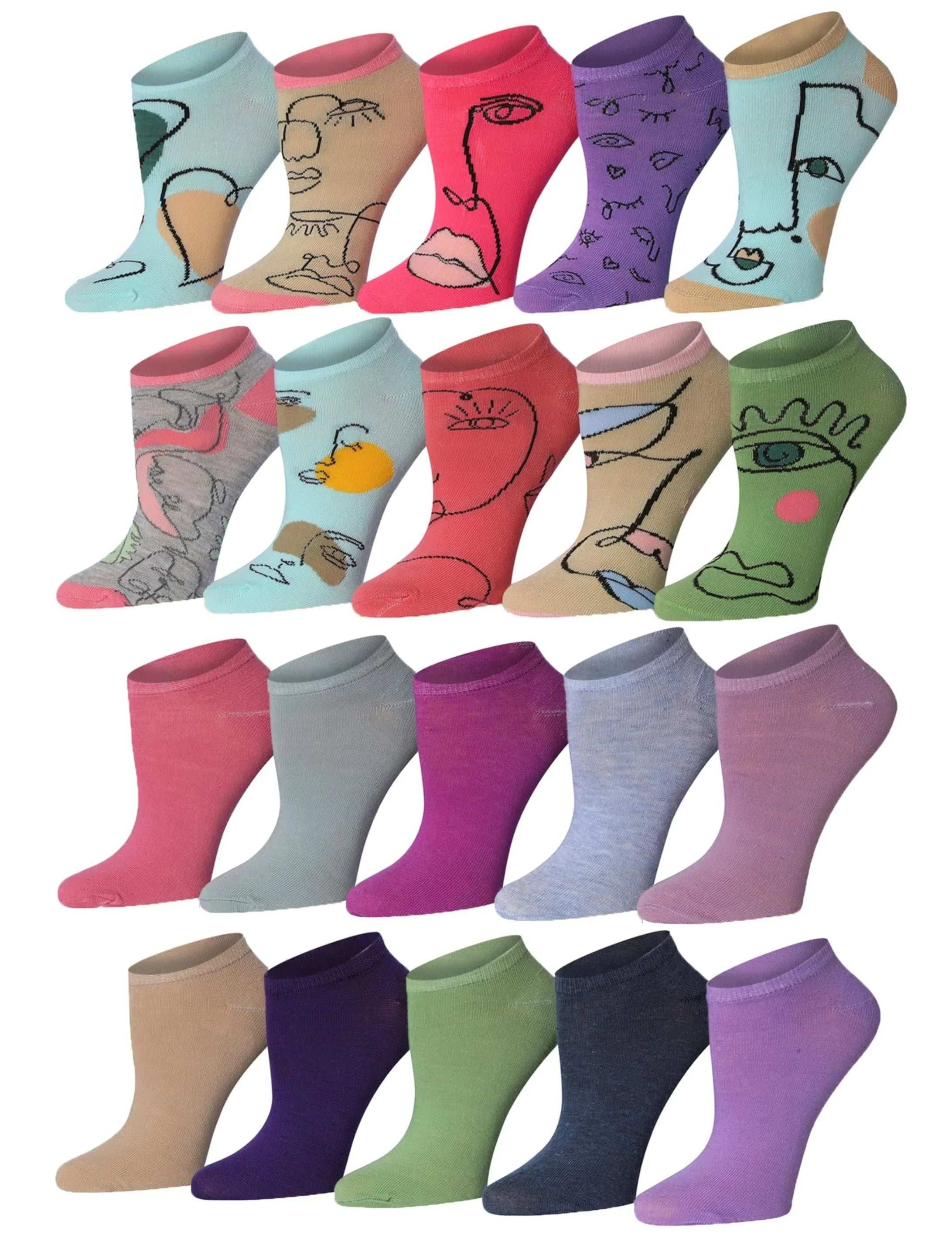 Doodle No Show Socks