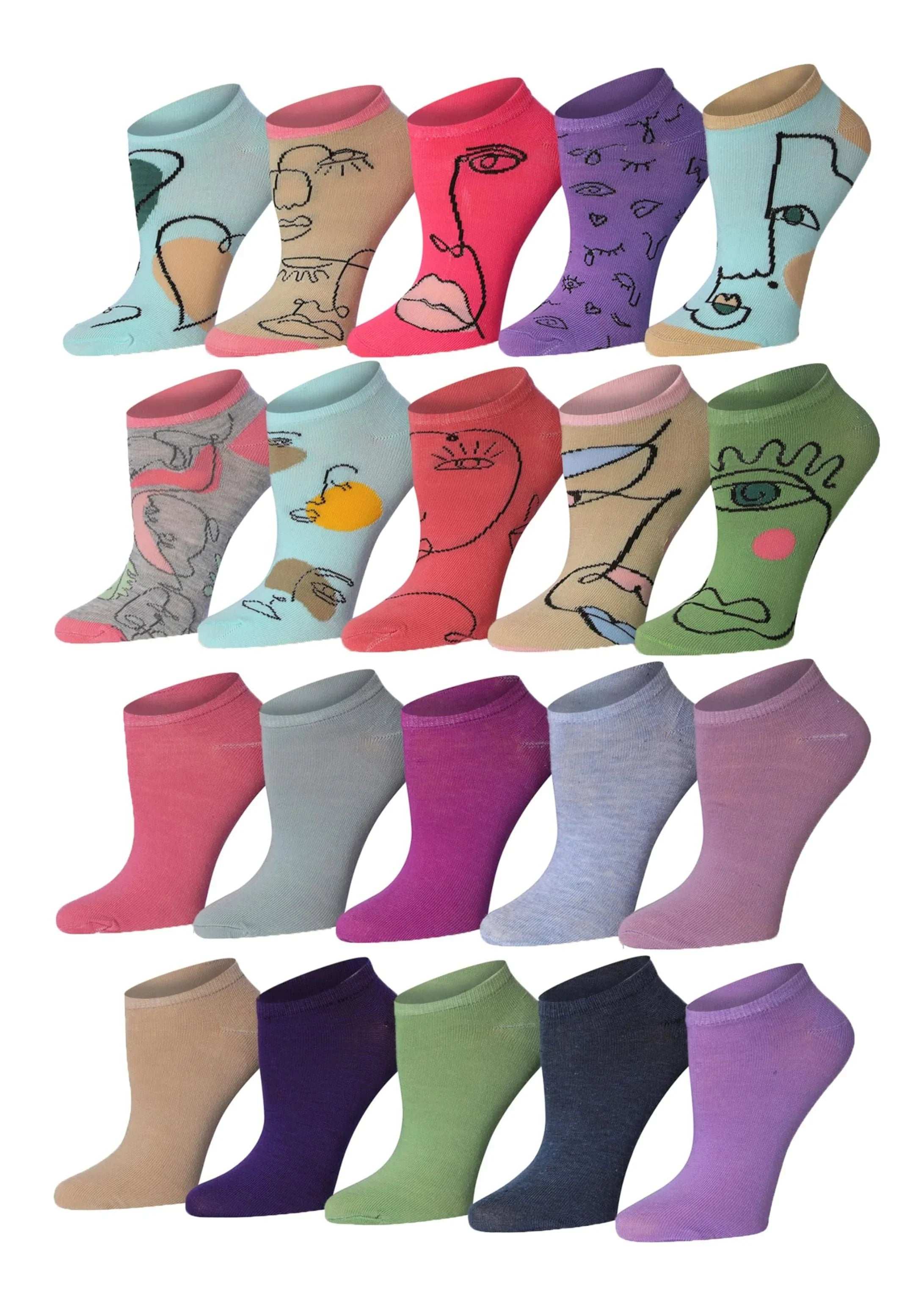 Doodle No Show Socks