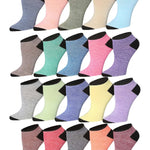Women's Pastel No Show Socks