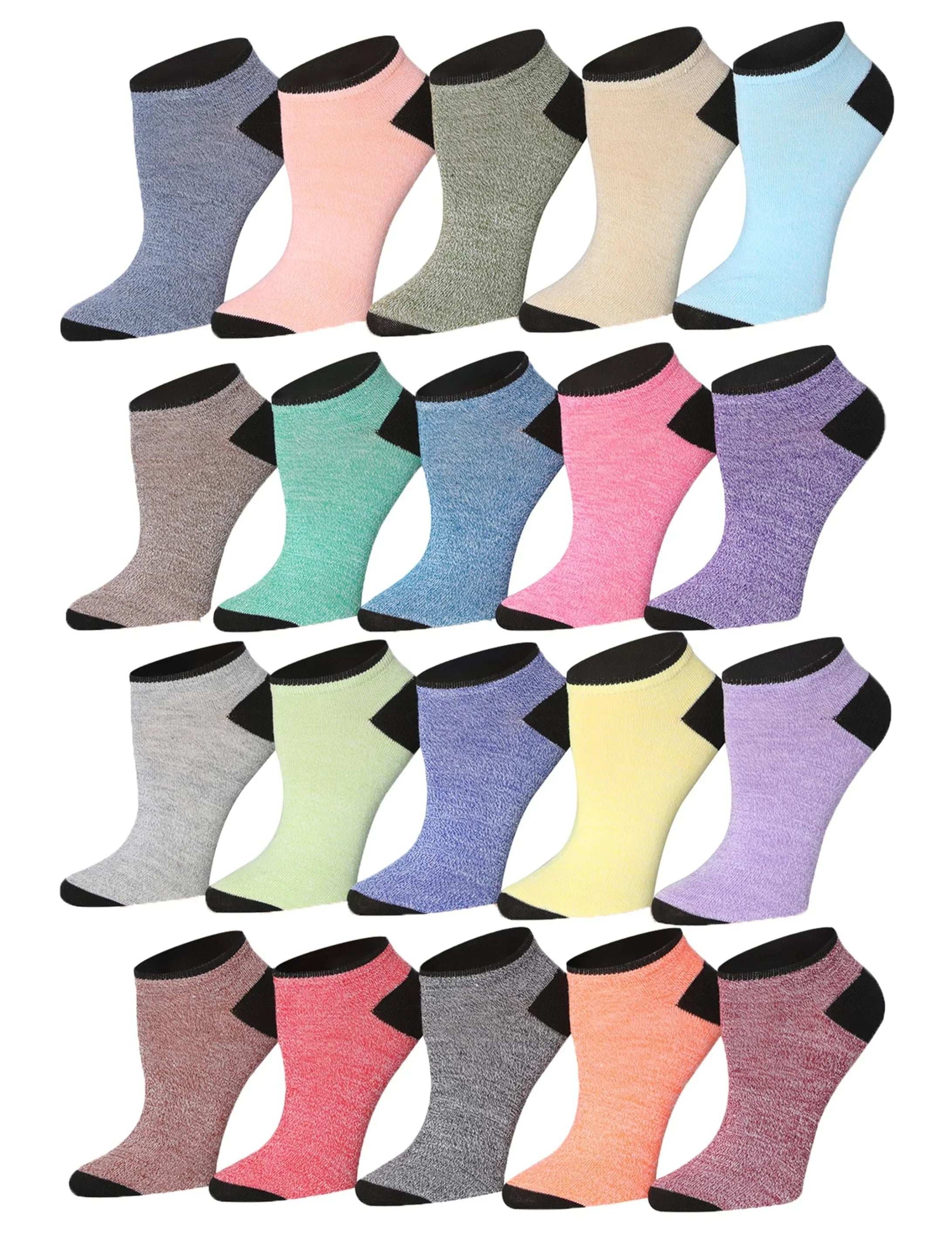 Women's Pastel No Show Socks