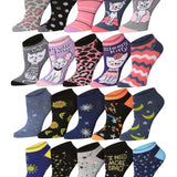 Multi-Color No Show Socks