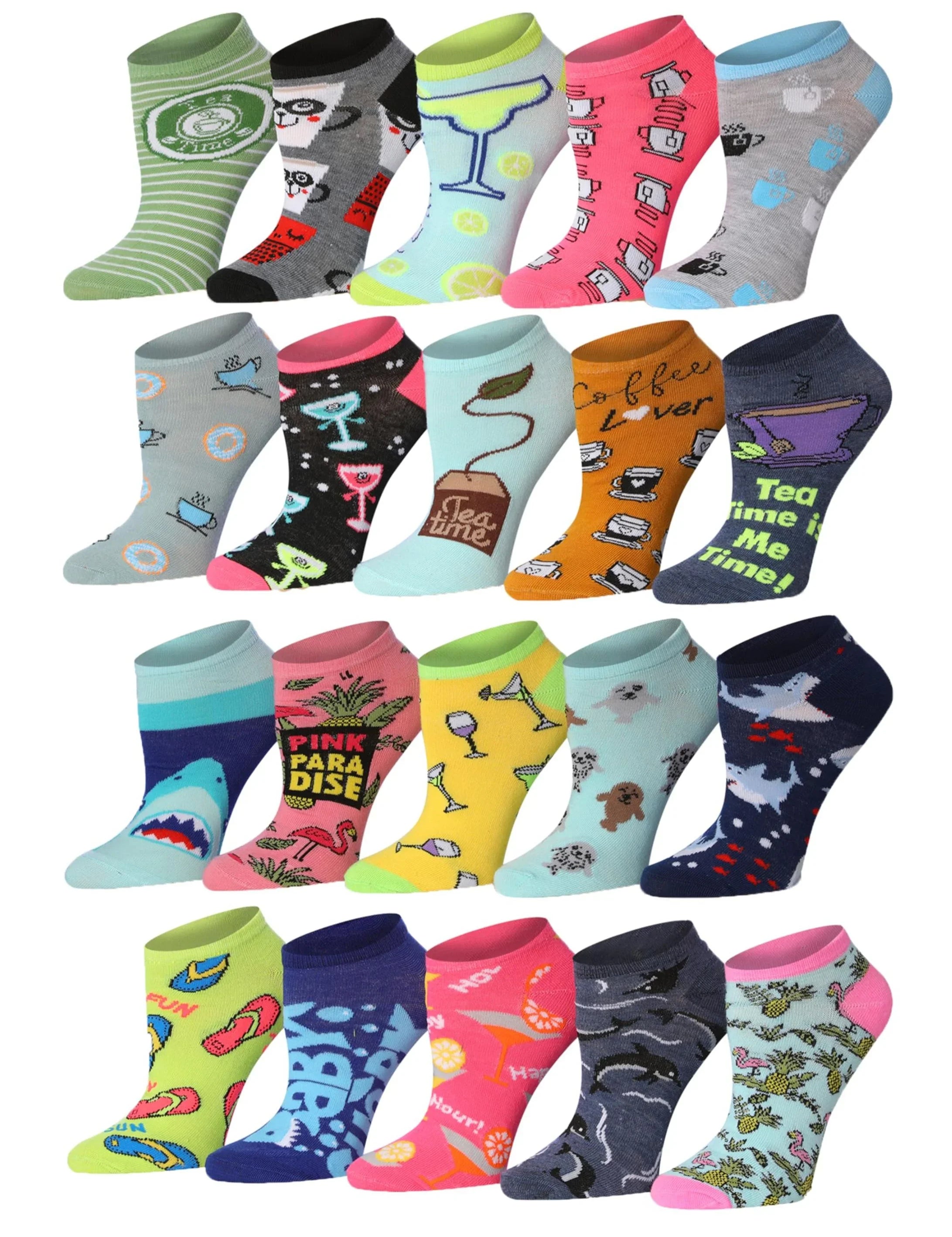 Wine Sea & Coffee Socks