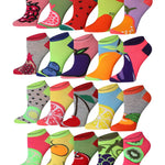 Colorful Low-cut Ankle Vibrant Fashionable Trendy Multicolor Cute Bright Fun Patterned Stylish Athletic Ladies No-show Funky Comfortable Low Cut Socks