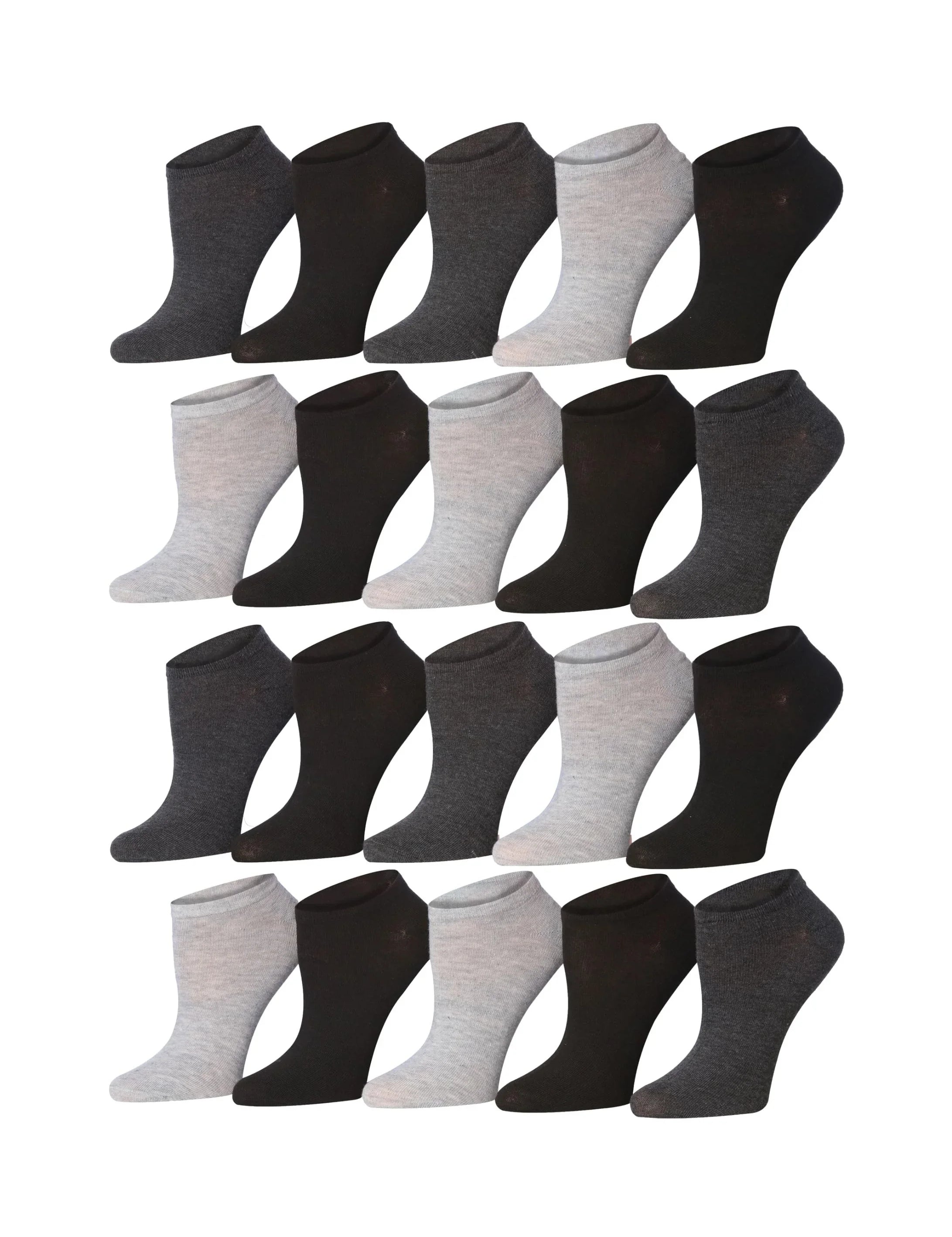Solid GreyScale Socks