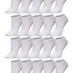 White No Show Socks