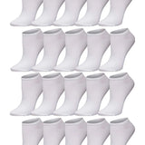 White No Show Socks