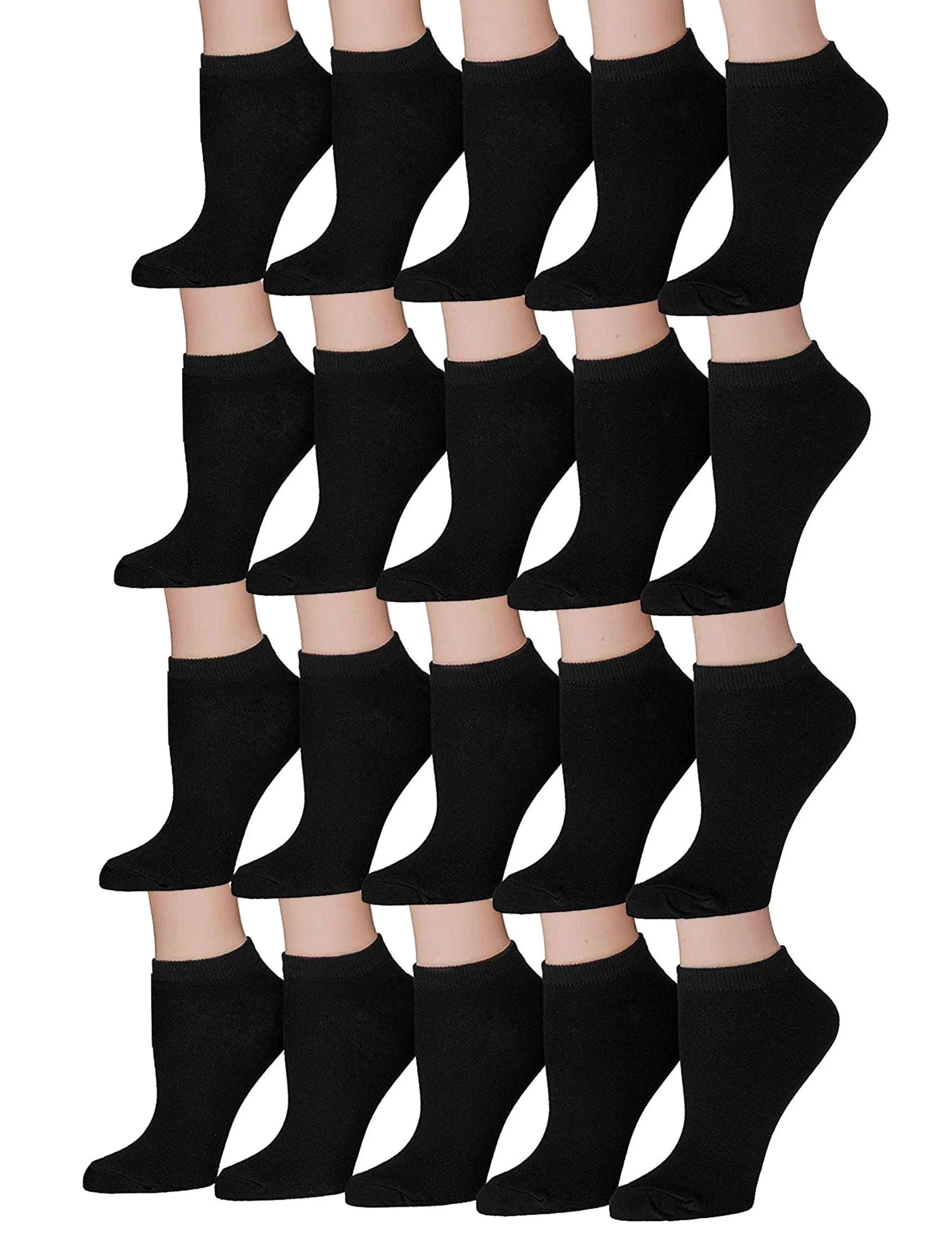 Dark No Show Socks