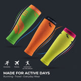 Whimsical Dots Calf Compression Sleeve - 3 Pairs