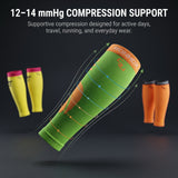 Whimsical Dots Calf Compression Sleeve - 3 Pairs