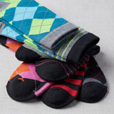Argyle Stripes Crew Socks - 6 Pack