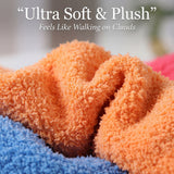 Colorful Patterned Citrus Crush Fuzzy Socks - 3 Pairs