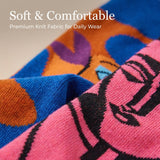 Men's Multicolor Elegant Socks - 12 Pairs