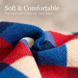 Men's Colorful Stripe Socks - 12 Pairs