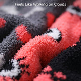 Soft Anti-Skid Feline Love Fuzzy Socks - 3 Pairs
