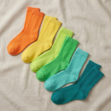 Solid Design Dress Socks - 6 Pack