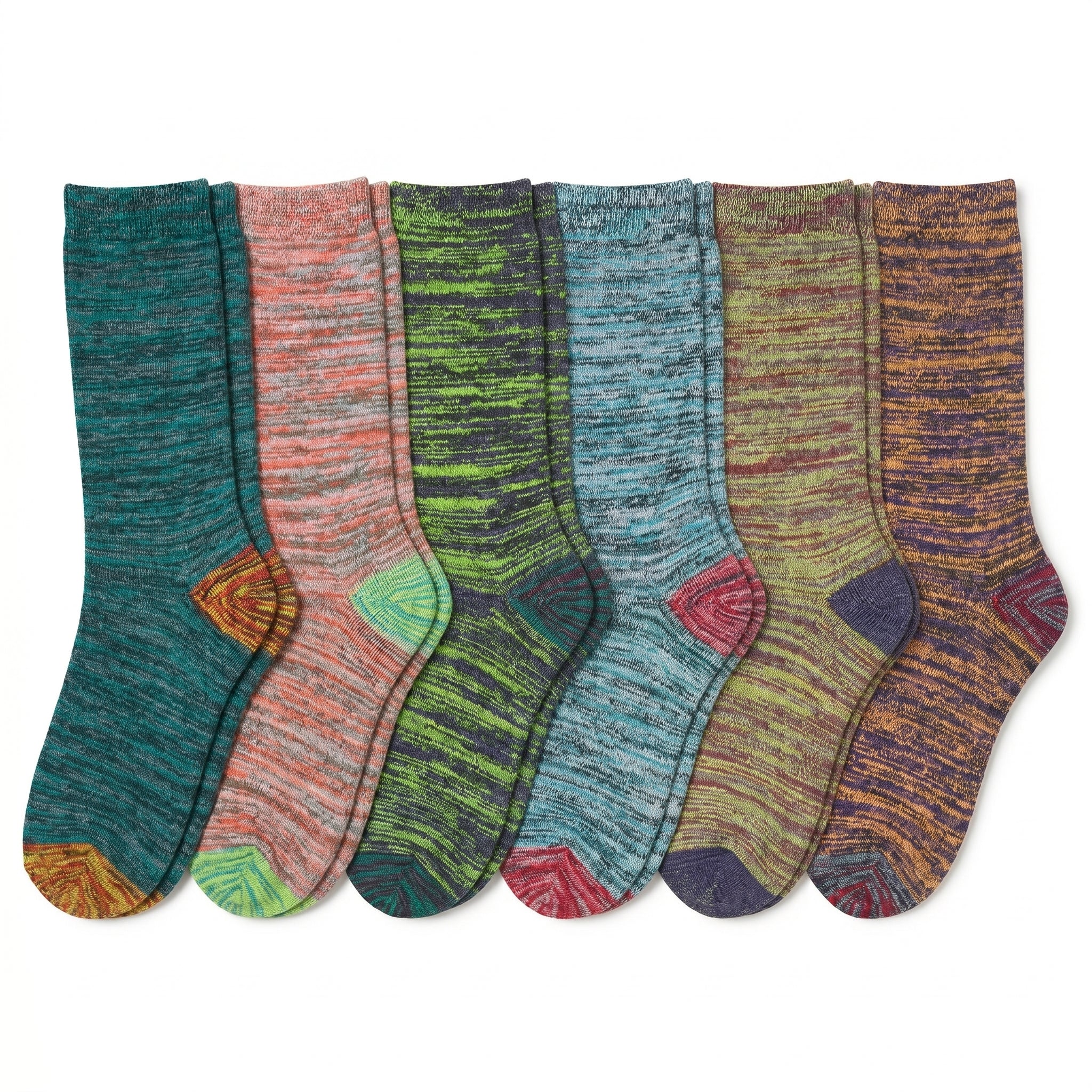Women's Colorful Funky Dress Socks