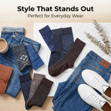 Men's Charcoal Socks - 12 Pairs