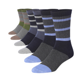 JAMES FIALLO Unisex 3 Pairs Wool Blend Timeless Minimalism Colorful Palette Cushioned Dress Crew Socks, Size: Medium