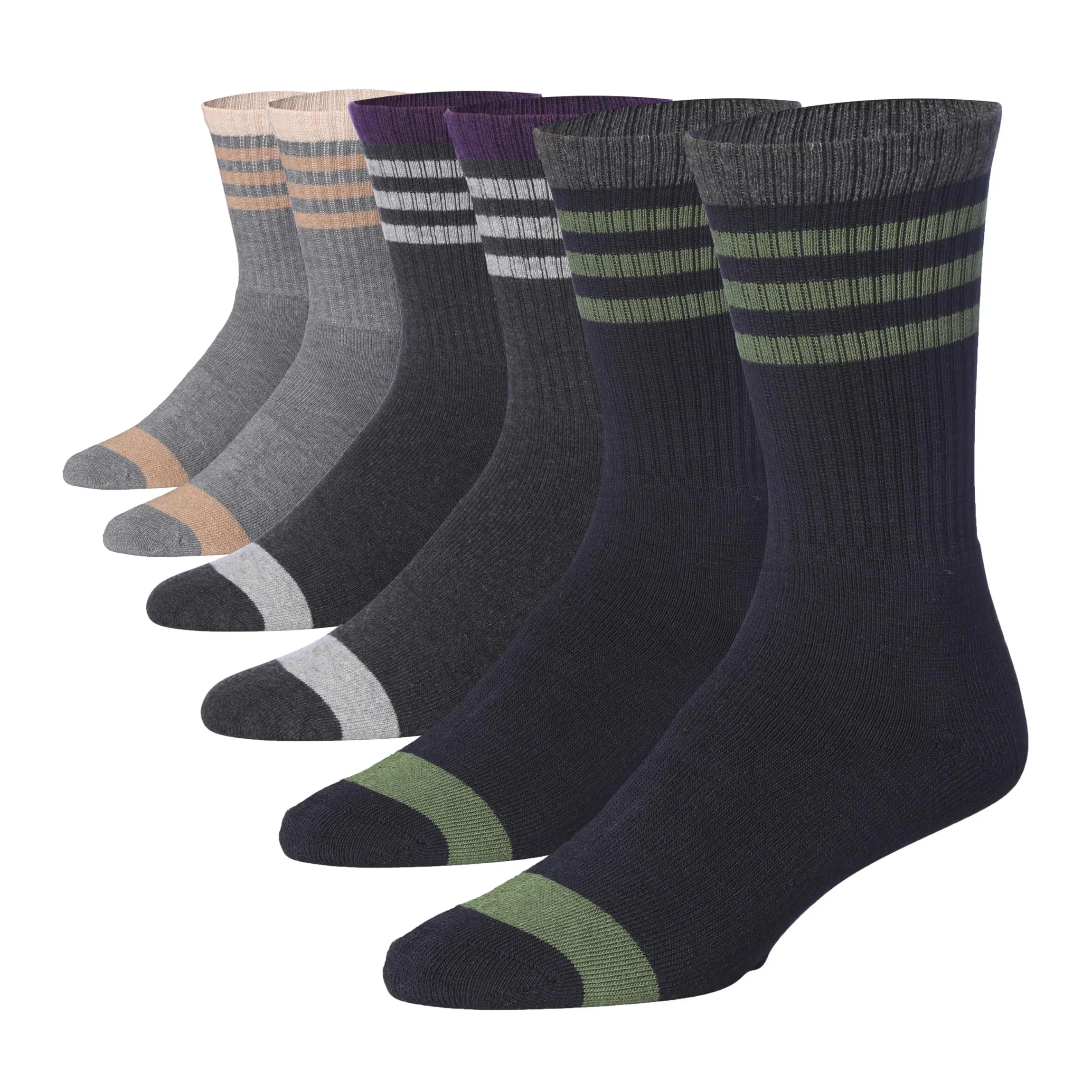 Contrasts Striped Dress Socks