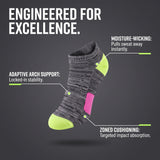 Women's Grey Socks - 6 Pack