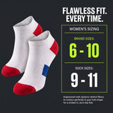 Women's Solid White Crew Socks - 6 Pack