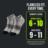 Women's Grey & Black Striped Socks - 6 Pack