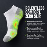 Women's Black White and Grey Socks - 6 Pack