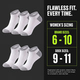 Women's Grey Pearl Socks - 6 Pack