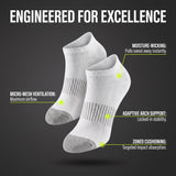 Women's Black White and Grey Socks - 6 Pack