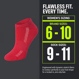 Mix Colors No Show Running Socks -  6 Pack