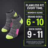 Women's Grey Socks - 6 Pack