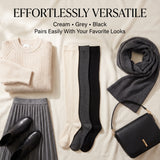 Contrasting Over The Knee High Socks - 3 Pairs