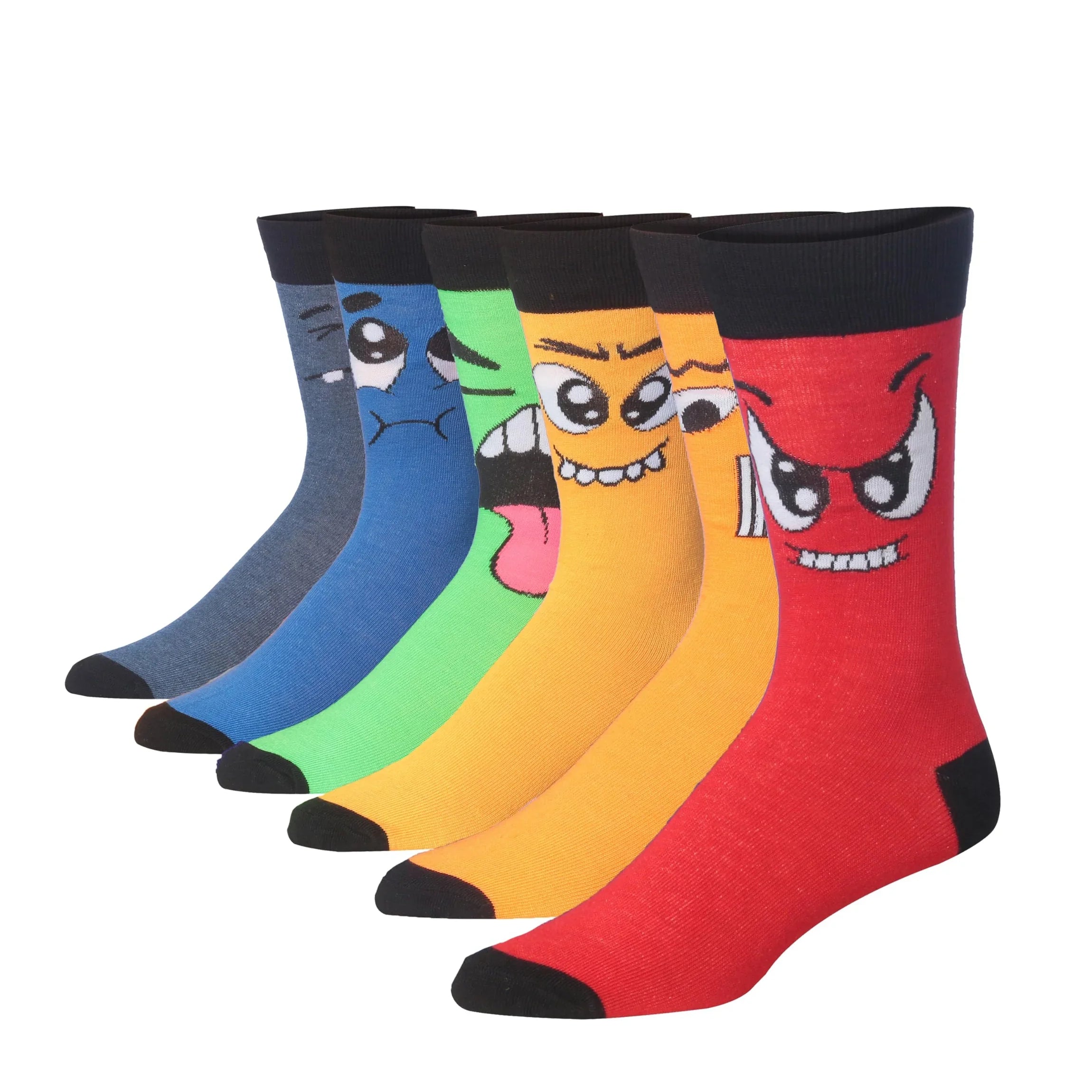 Men's Solid Monster Socks