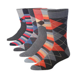 Men's Argyle and Stripes Socks