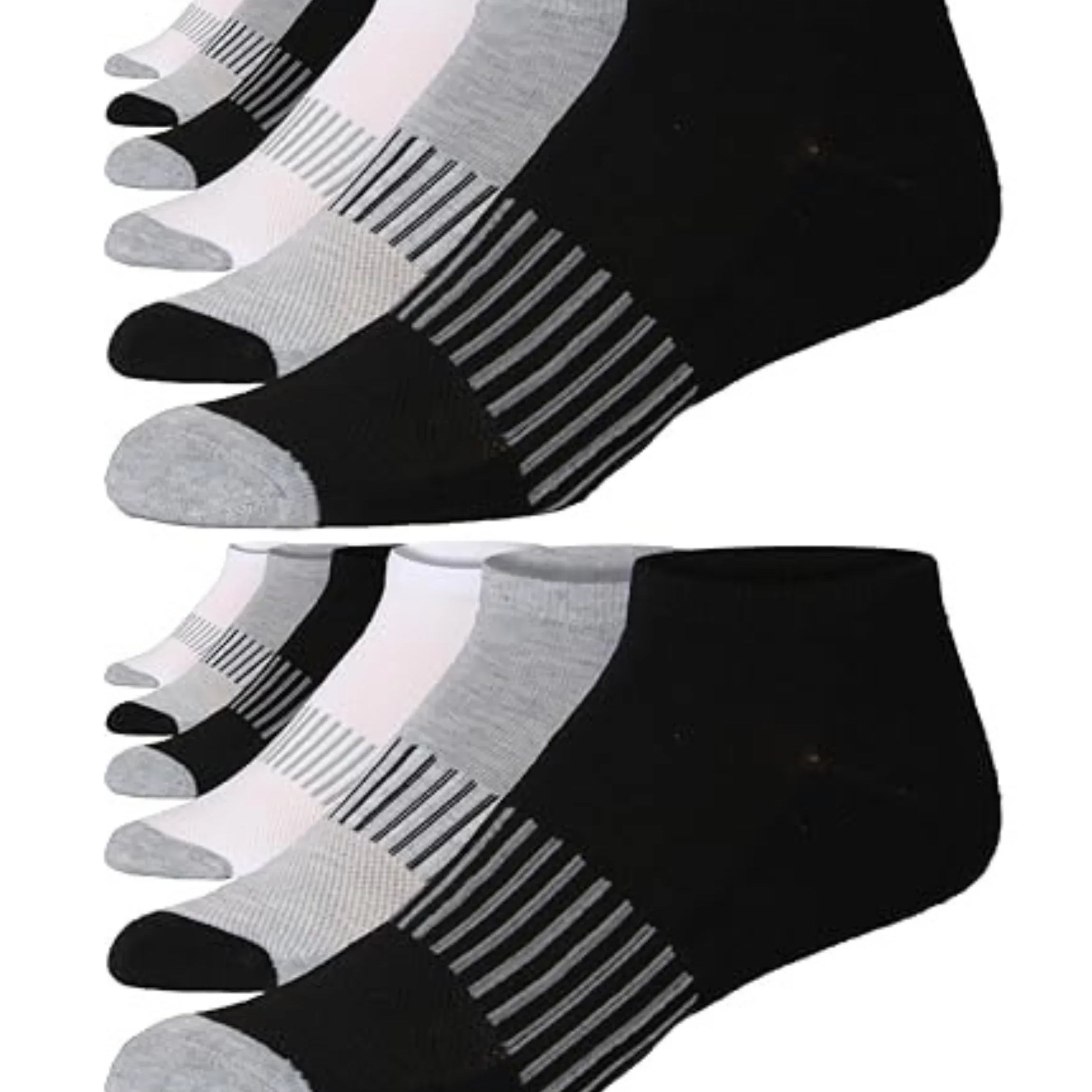 Men's Striped Accents Sports Socks
