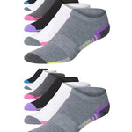  Men's 12-Pairs Performance Low Cut Athletic Classic Colors Dynamic Accent Patterned Sport Socks - Socks