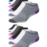  Men's 12-Pairs Performance Low Cut Athletic Classic Colors Dynamic Accent Patterned Sport Socks - Socks